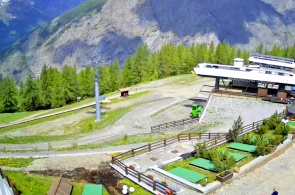 Blick auf den Skilift und den Hang. Bardonecchia Webcams