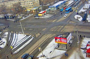 Kreuzung Oktyabrsky Ave - Druzhby Ave. Webcams Nowokusnezk