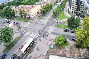 Kreuzung der Straßen Herzen - Predtechenskaya. Webcams Wologda