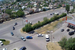 Kreuzung der Straßen von General Karbyshev und Pionerskaya. Webcams Volzhsky