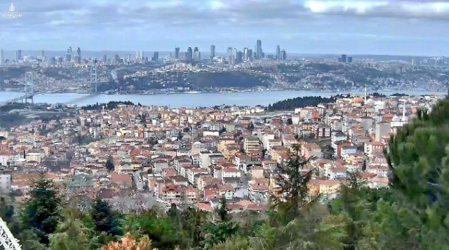 Chamlydzh Hill. Istanbul Webcam online