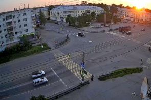 Kreuzung von Frunse - Straßen von Chernykh. Webcams Nischni Tagil