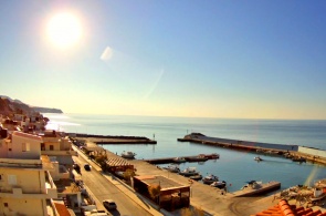 Panoramablick auf das Libysche Meer. Webcams Heraklion online