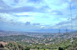 Blick auf die Stadt vom Mount Pendelicon. Athen Webcams online