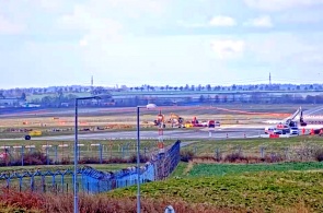 Internationaler Flughafen, Landebahn. Prager Webcams