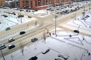 Kreuzung von Nekrasov und Sovetskaya. Abakan-Webcams