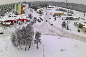 Straßenkreuzung Energetikov - Bauherren. Webcams von Polar Dawns online