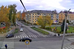 Kreuzung von Lenin- und sowjetischen Straßen. Segegas Webcams
