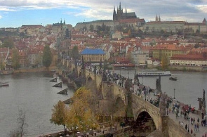 Charles Bridge Webcam online. Prag in Echtzeit