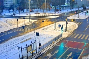 Kreuzung von Zelenaya und Zheligovsky. Lodz Webcams online