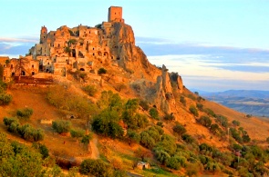 Geisterstadt Craco. Webcams Matera online