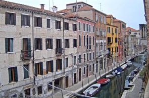 Blick auf den Kanal vom Hotel Pausania. Webcams in Venedig online