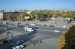 Mayakovsky Square, Brunnen des Lebens Zaporizhia Webcam online