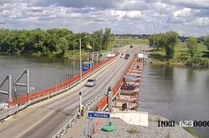Kamera auf der Mityaevsky (Parfentievsky) Brücke. Kolomna online