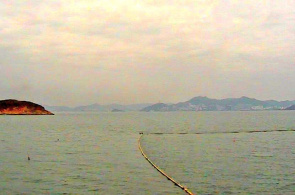Der Hafen der Insel Cheng Chau. Hong Kong Webcams online