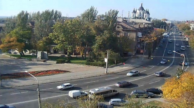 Denkmal für die Chekisten und Fallschirmjäger Zaporozhye Webcam online