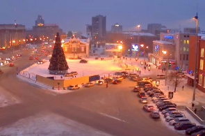 Lenin-Platz. Nowosibirsk Webcam online