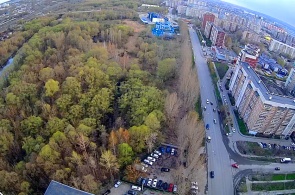Wohnhaus Sholmov 12a (Panorama). Webcams Uljanowsk