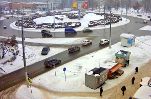 Kreuzung von Lenin Ave - Builders Boulevard. Webcams Kemerowo