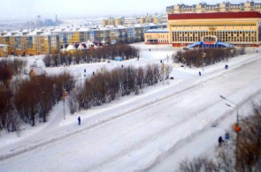 Zentraler Platz. Vorkuta Webcam online