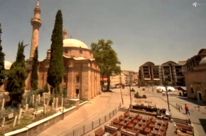 Moschee Emir Sultan. Webcams Bursa