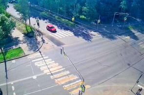 Kreuzung St. Leningradskaja - Blagoweschtschenskaja. Webcams Wologda