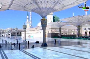 Masjid al-Nabawi Moschee. Medina Webcams online