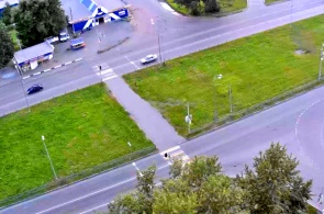 Kreuzung der Tschernoistochinskoe-Autobahn und der Druzhinina-Straße. Webcams Nischni Tagil