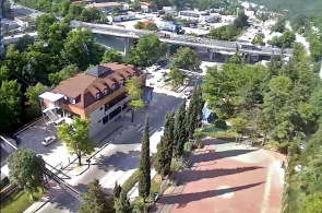 Überblick von der Straße Kalarash in Richtung Bondarenko Street Webcam online