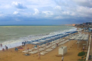 Strand von Utschkuevka. Webcam Nr. 1