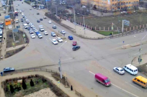 Webcam Astrachan. Kreuzung der Straßen Nikolai Ostrovsky und Magnitogorsk