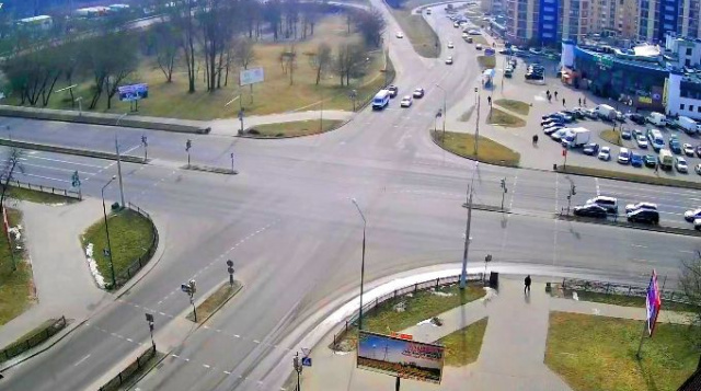 Kreuzung der Straßen Gavrilov - Moskau. Brest online