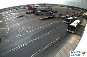Webcam des internationalen Flughafens Malta online