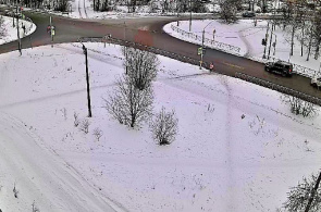 Kreuzung der Bondarev-Straßen - Druzhby Narodov. Webcams Sortavala online