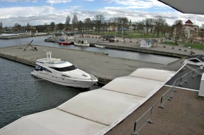 Hafen von Borgholm. Schweden Webcam olayn