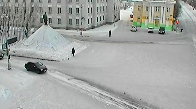 Lenin-Straße. Vorkuta Webcam online