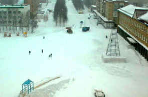 Gorki-Straße. In eine Webcam online