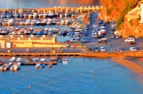 Panorama-Webcam am Strand von Cetara. Webcams Salerno online