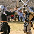 Die Schlacht von Newa wird beim Tavrida-2021-Festival unter Beteiligung von 150 Reenactors nachgestellt