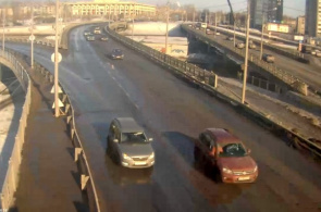 Oktoberbrücke. Cherepovets Webcam online