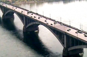 Die Gemeinschaftsbrücke. Krasnojarsk Webcam online