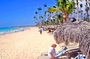 Strand von El Cortecito. Webcams Punta Cana