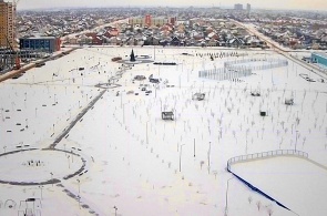 Blick auf den im Bau befindlichen Olympiapark. Tambow Webcams