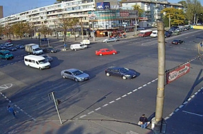 Kreuzung der Lenin Avenue und der Ukrainian Street