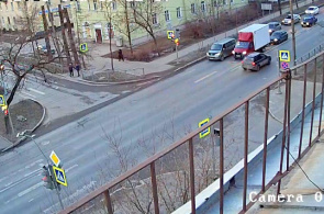 Kreuzung der Lenin Ave. und st. Wachen. Krasnoe Selo Webcam online
