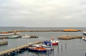 Hunnested. Hafen und Hafen. Kopenhagens Webcams