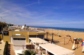 Strand von Riccione. Rimini-Webcams