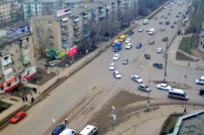 Straße Sofia Perovskaya. Astrachan Webcam online
