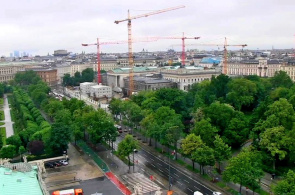 Panorama der Stadt vom Burgtheater. Webcams Wien online