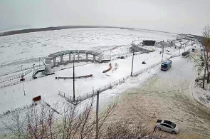 Rekonstruktion des Amur-Damms. Komsomolsk-Webcams